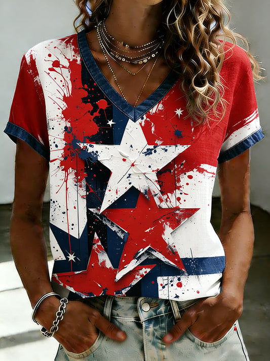 Women's USA 250th Anniversary Print T-Shirt