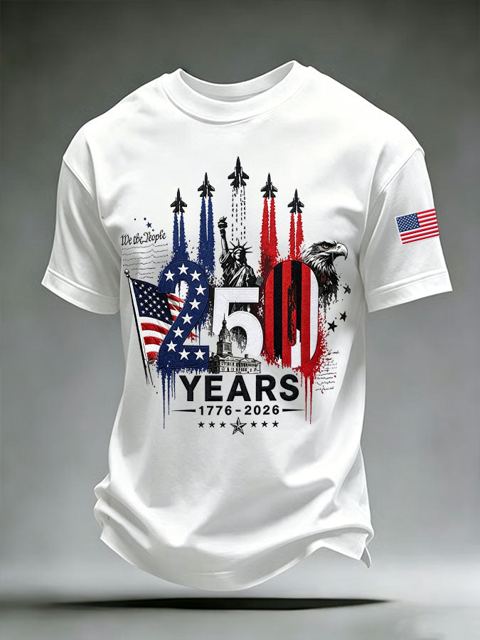 🔥Buy 3 Get 10% Off🔥Men'S American Eagle Printed Casual T-Shirt