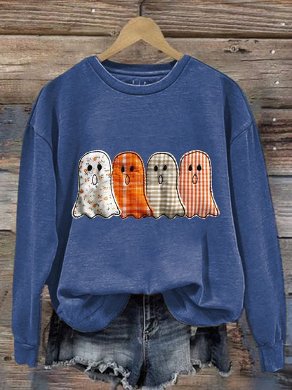🔥HOT SALE🔥Women's Halloween Print Casual Sweatshirt