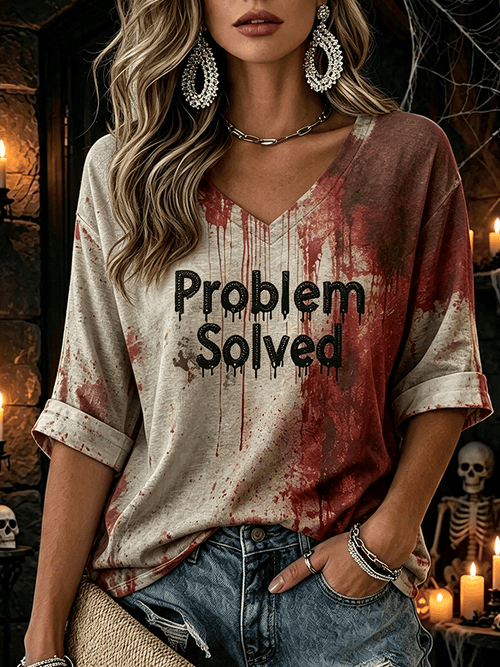 Women's Retro Halloween Comfort T-Shirt
