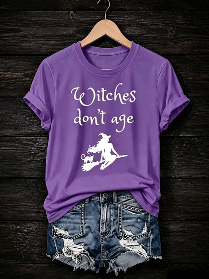 Women's Halloween Print T-Shirt