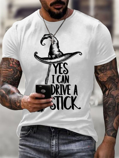 🔥Buy 2 Get 10% Off🔥Men's Yes I Can Drive A Stick Short-sleeved T-shirt