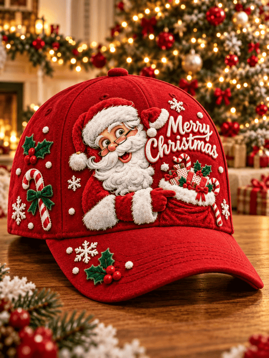 Unisex Christmas Printed Baseball Cap