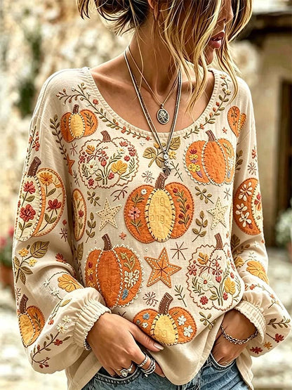 Women'S Casual Printed Top