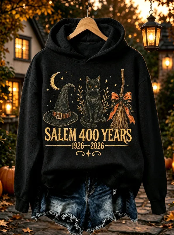 Women'S Salem 400 Years Hooded Sweatshirt
