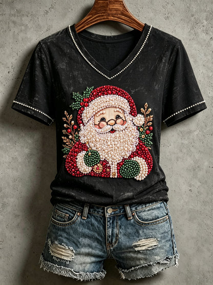 Women's Christmas Print T-Shirt