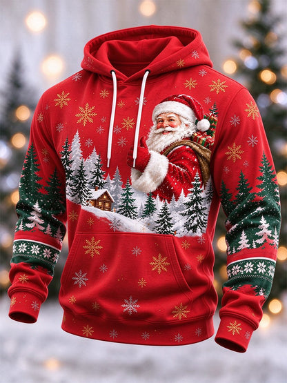 Men's Casual Christmas Hooded