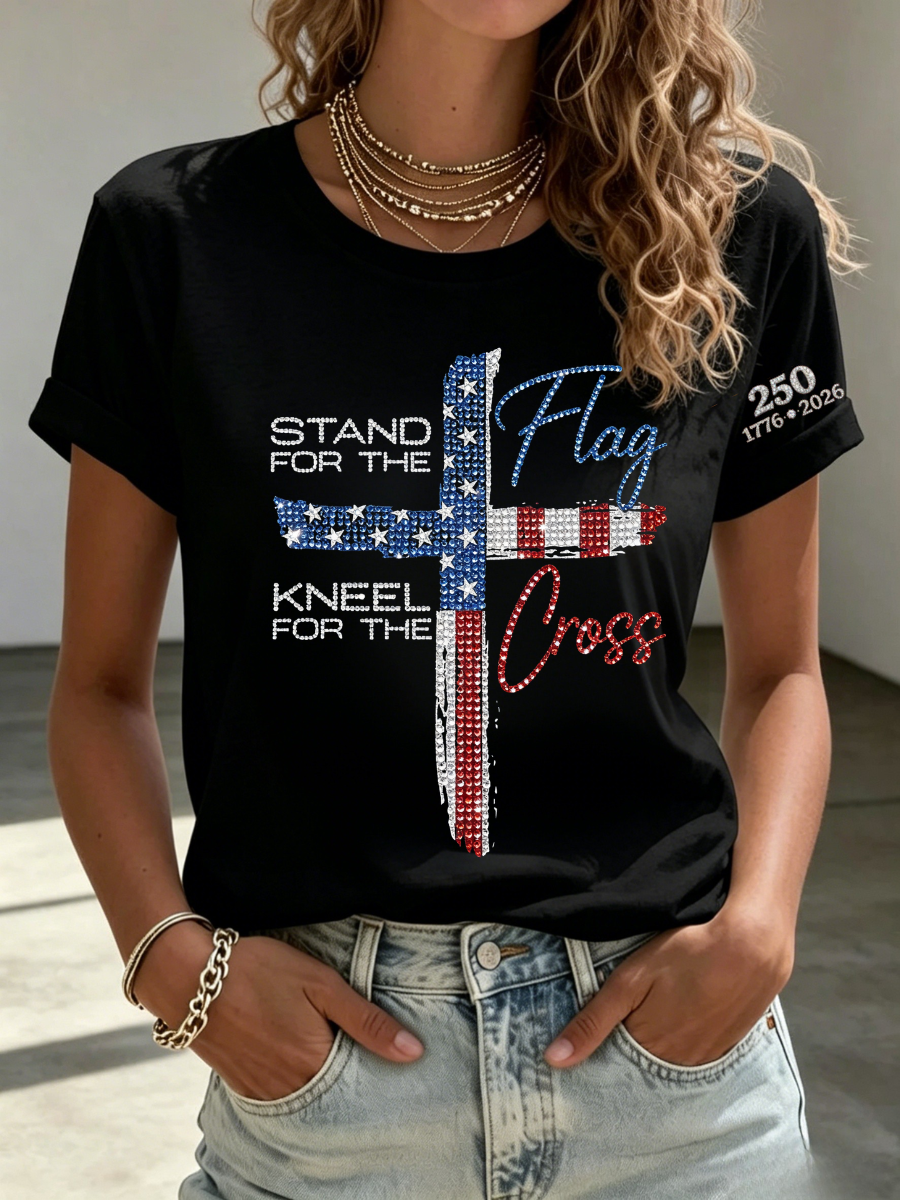 🔥Buy 3 Get 10% Off🔥Women's 250th Anniversary Printed T-shirt