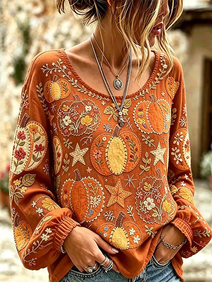 Women'S Casual Printed Top