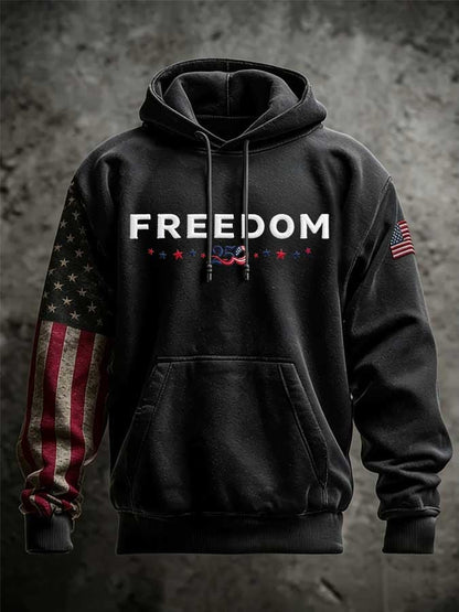 Men's 250th Anniversary Casual Printed Hooded Sweatshirt
