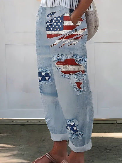 U.S. 250th Anniversary Linen Trousers