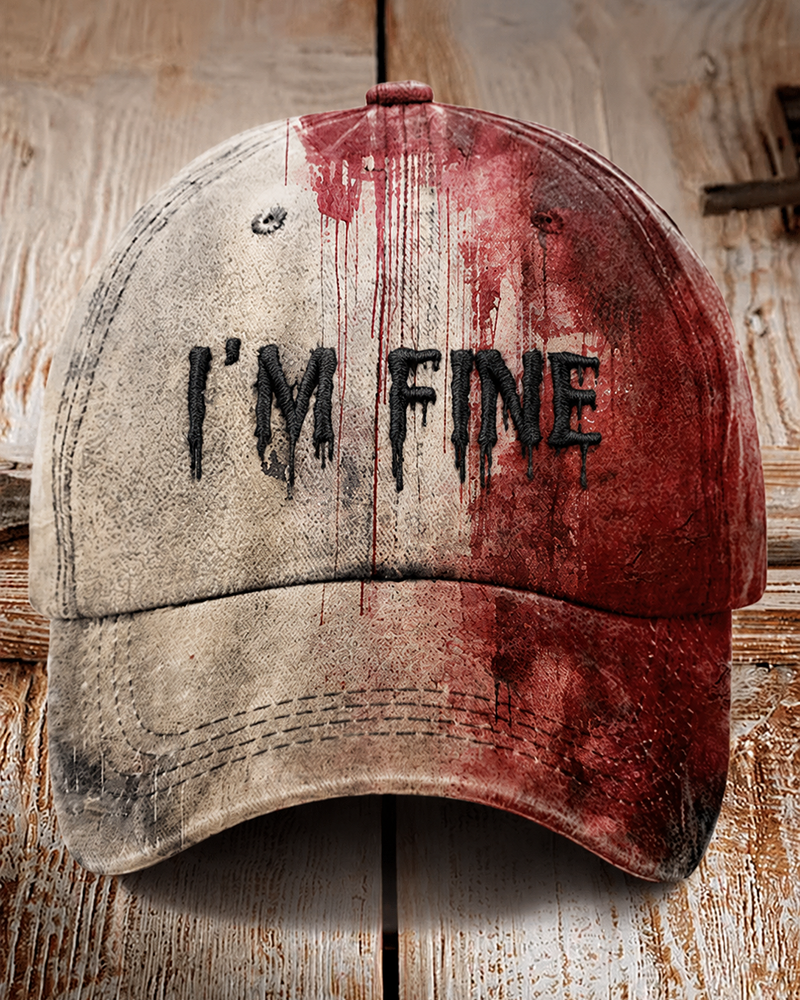 Limited Edition Unisex Dark Blood Stain Halloween Baseball Cap