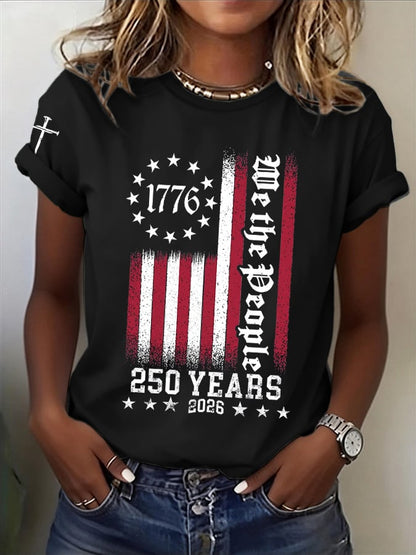 Women's Casual Printed Short-Sleeve T-Shirt