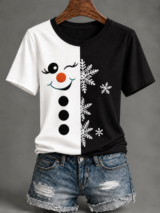 Women's Christmas Print T-Shirt