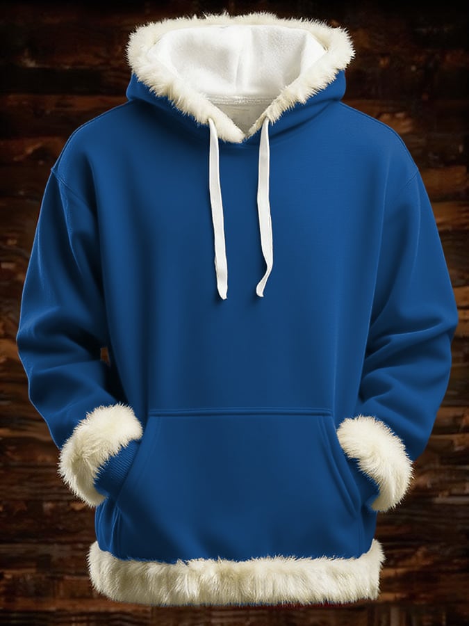 Men's Casual Print Hooded Sweatshirt