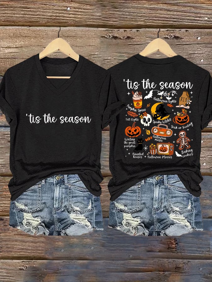 Women's Casual Halloween T-shirt