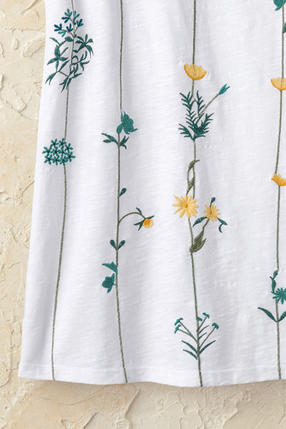 Floraline Embroidered Tunic