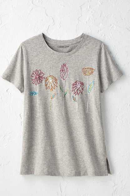 Flower Impressions Tee