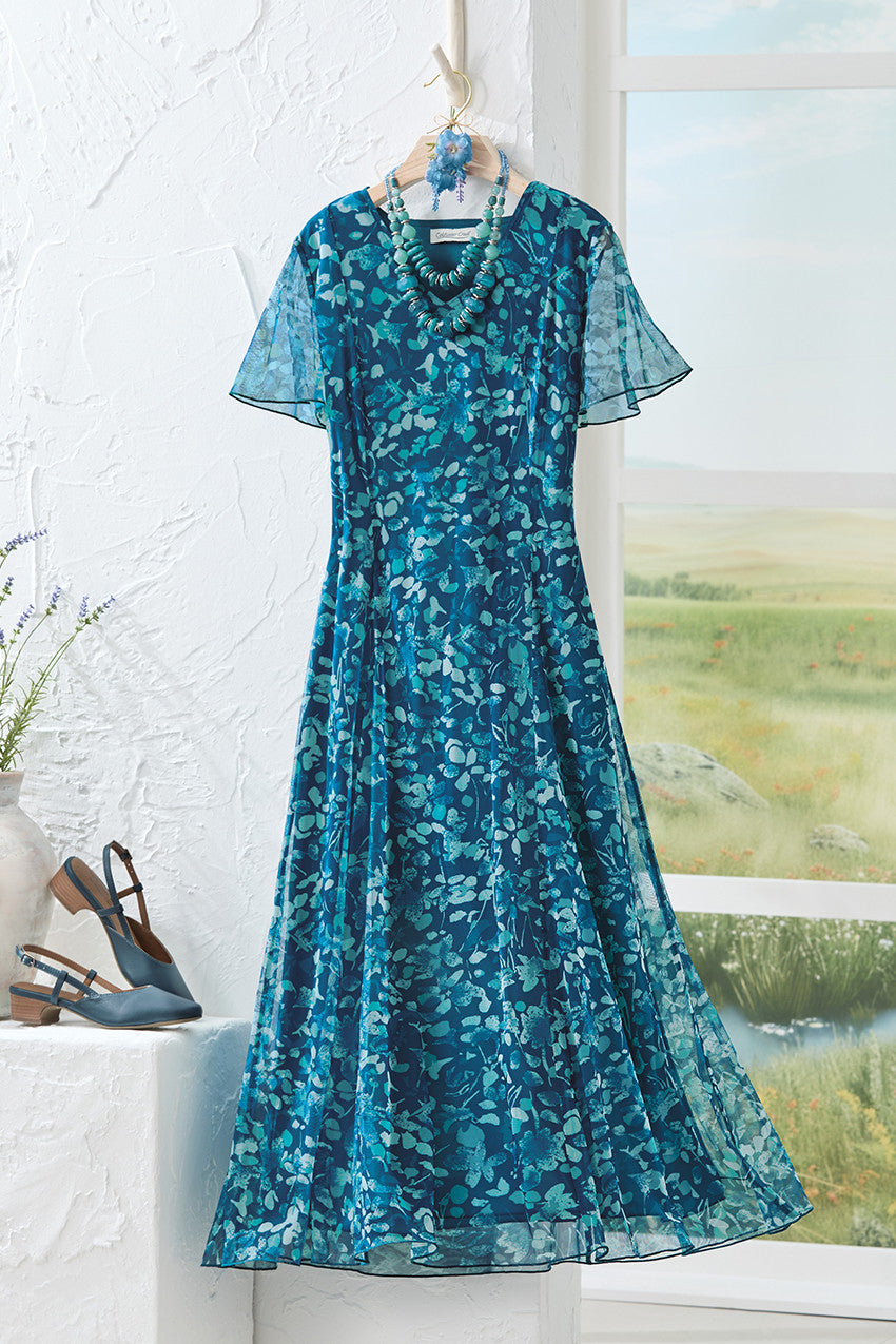 Garden Charm Mesh Dress