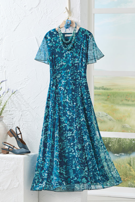 Garden Charm Mesh Dress