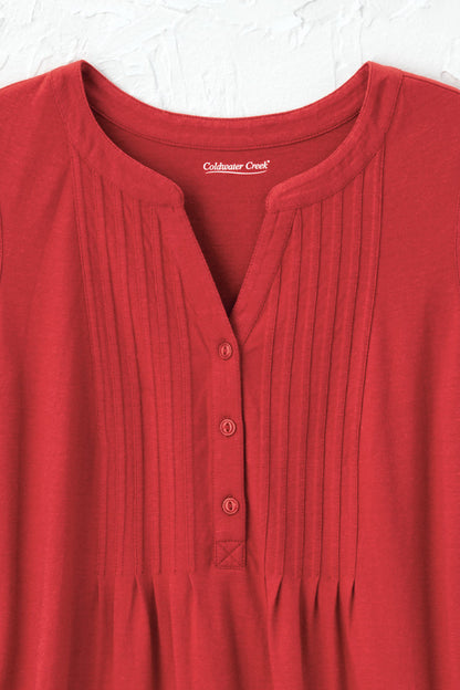 Lovely Layers Pintuck Tank