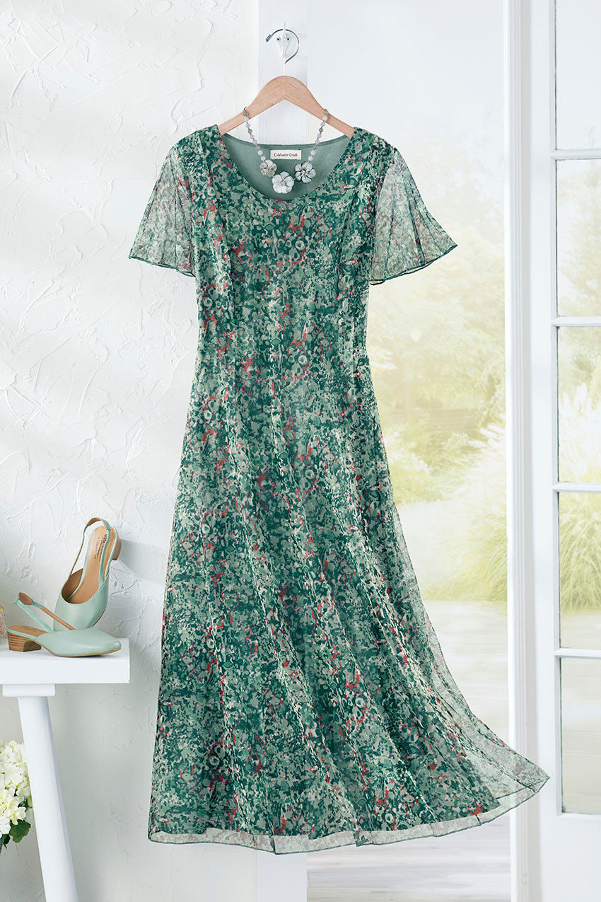 Meadow Charm Mesh Dress