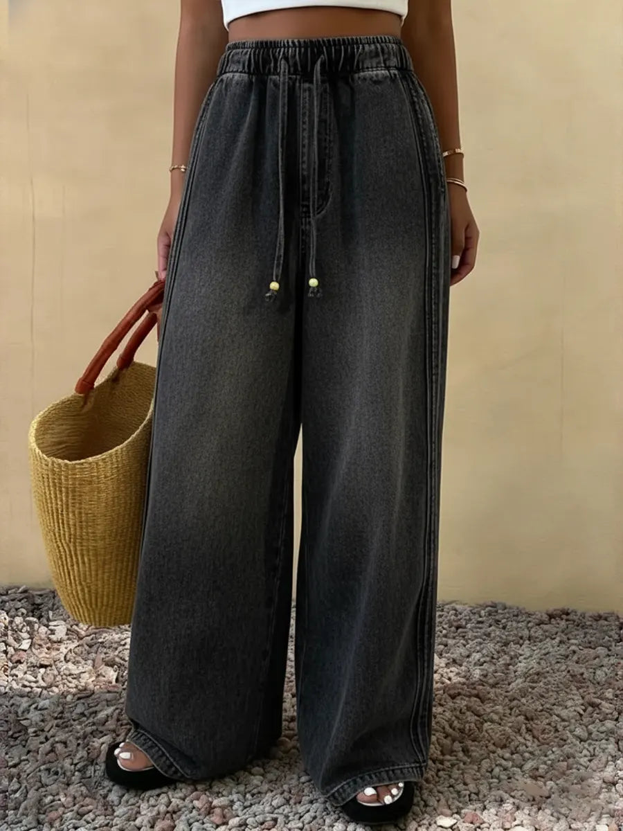 Women's Casual Loose-fitting Cotton Denim Jeans