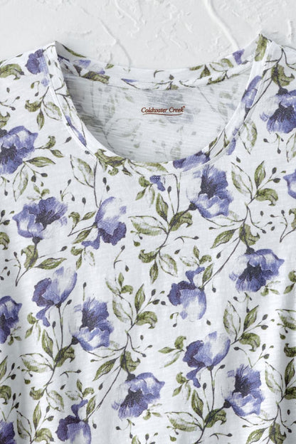 Painted Poppies Slub Tee
