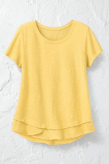 Saturday Slub Tee