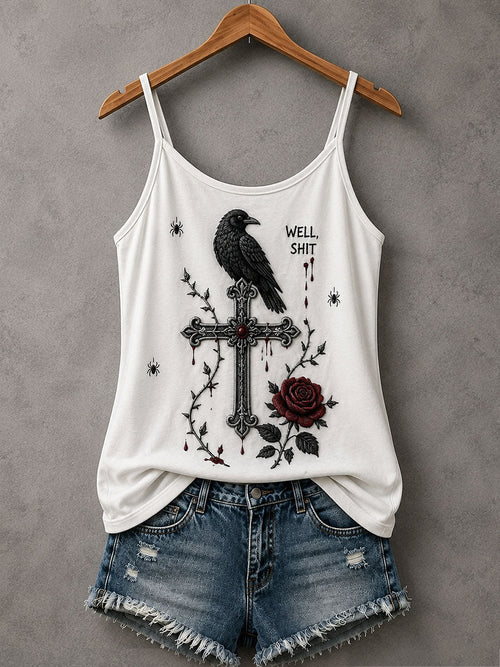 Women's Gothic Cross Tank Top