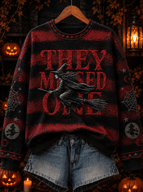 Women's “1692 they messed one” Print Sweatshirt