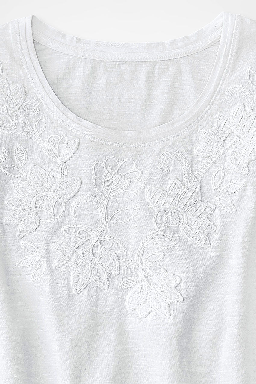 Swirling Petals Slub Tee