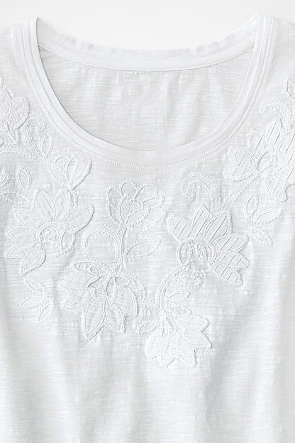 Swirling Petals Slub Tee