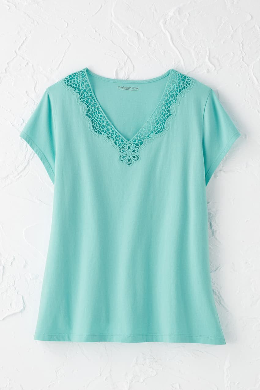 Touch of Lace Knit Top