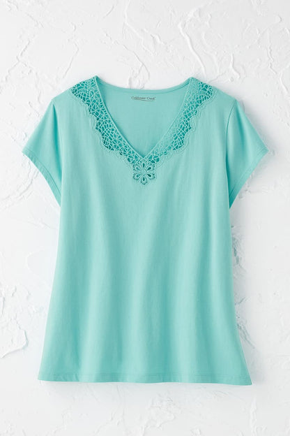 Touch of Lace Knit Top