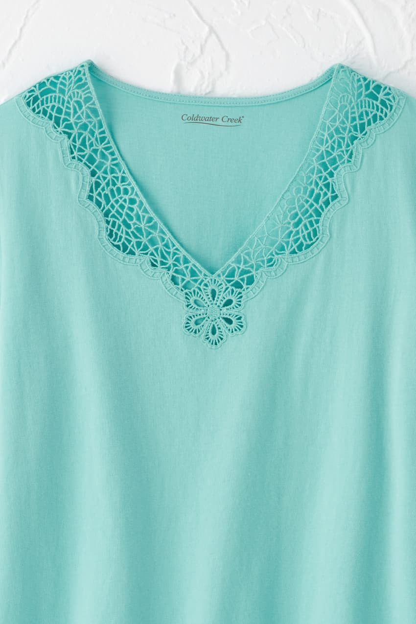 Touch of Lace Knit Top