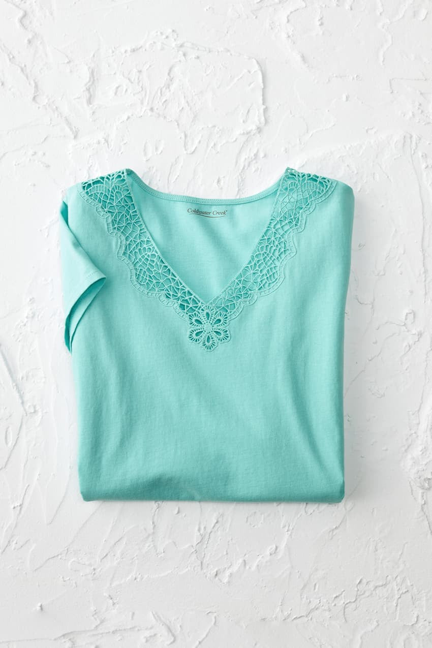Touch of Lace Knit Top