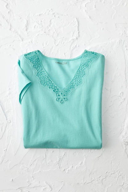 Touch of Lace Knit Top