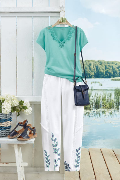 Touch of Lace Knit Top
