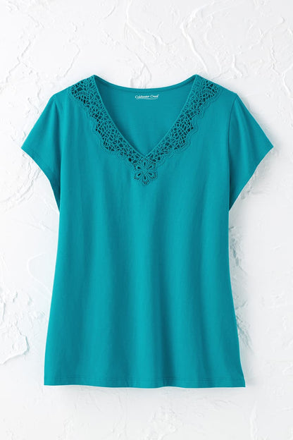 Touch of Lace Knit Top
