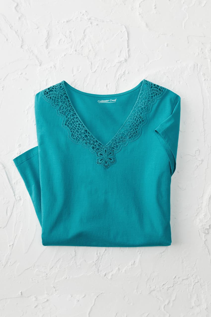 Touch of Lace Knit Top