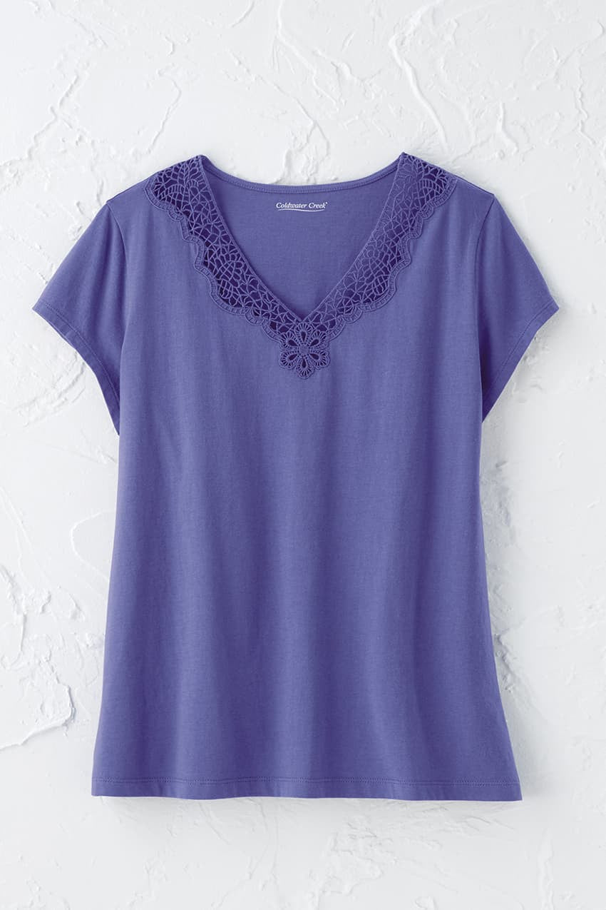 Touch of Lace Knit Top