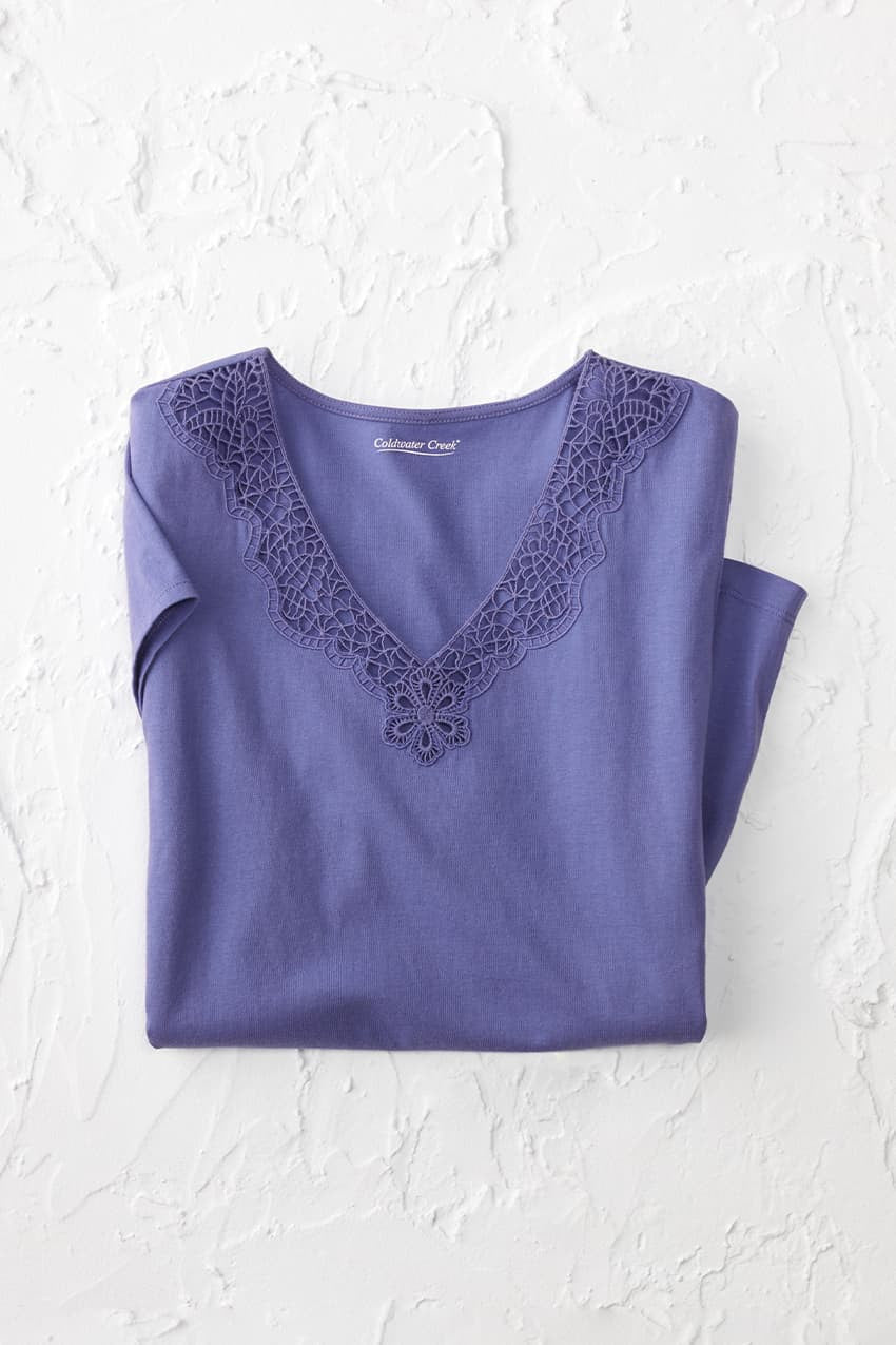 Touch of Lace Knit Top