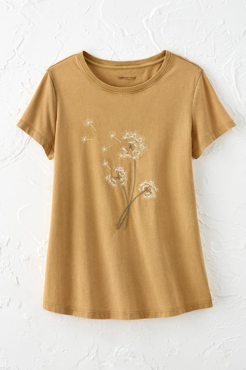 Vintage-Wash Dandelion Tee