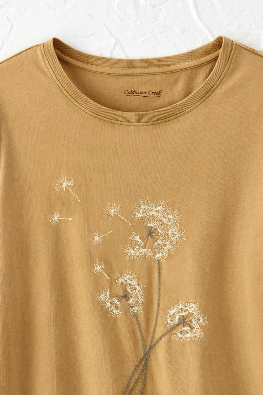 Vintage-Wash Dandelion Tee