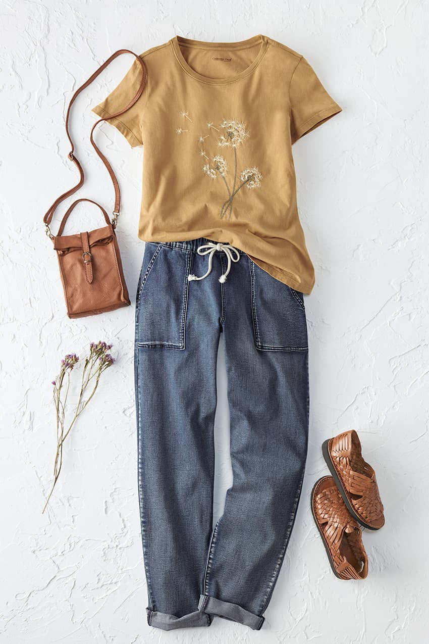 Vintage-Wash Dandelion Tee